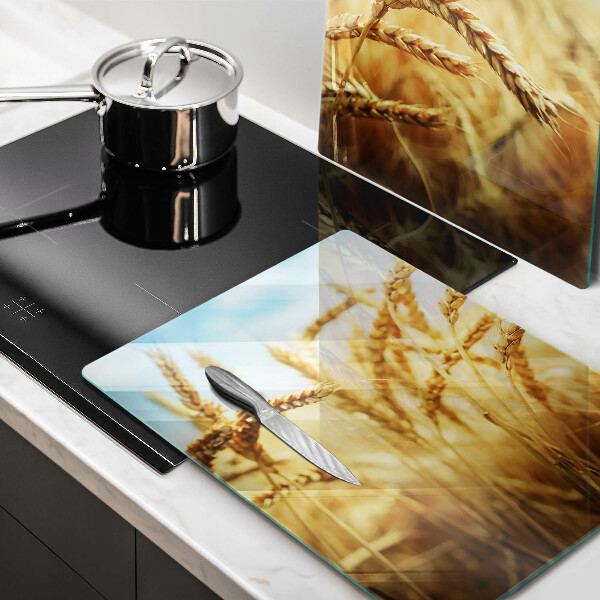 Placă din sticla protectie perete Spice de cereale în câmp