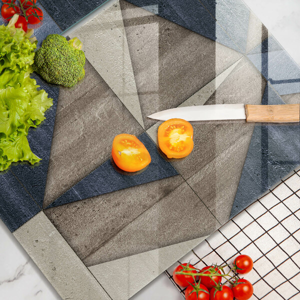 Placă din sticla protectie perete Abstracția geometrică