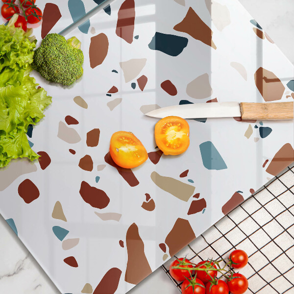 Placă din sticla protectie perete Piatra decorativa