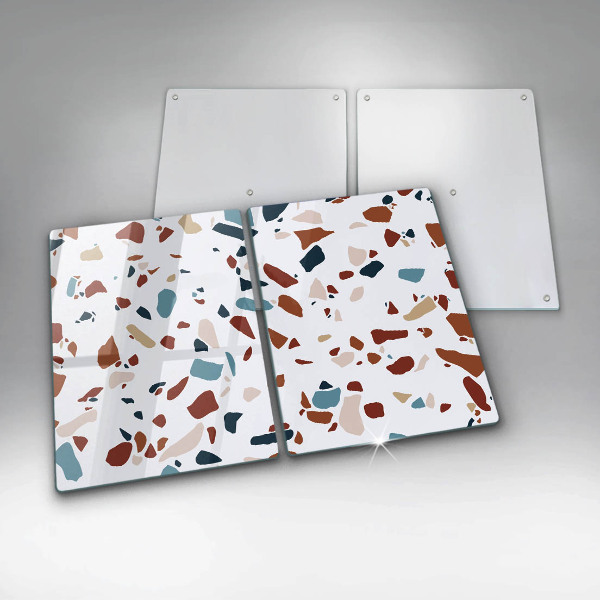 Placă din sticla protectie perete Piatra decorativa