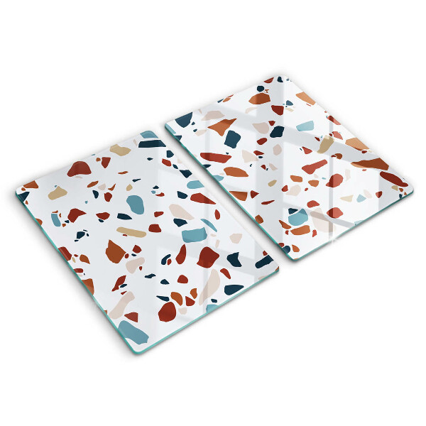 Placă din sticla protectie perete Piatra decorativa