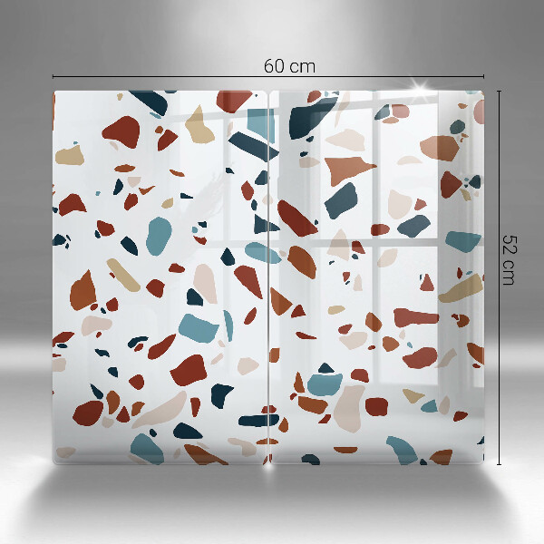 Placă din sticla protectie perete Piatra decorativa