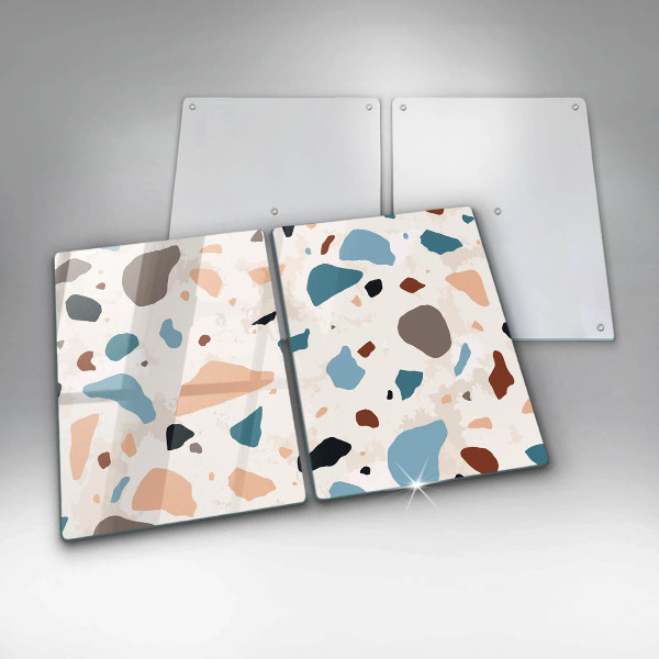 Placă din sticla protectie perete Gresie decorativa