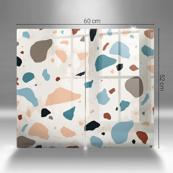 Placă din sticla protectie perete Gresie decorativa