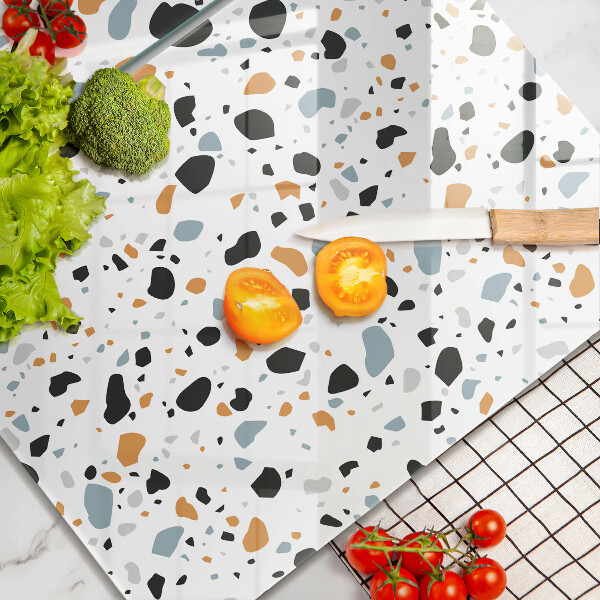 Placă din sticla protectie perete Gresie decorativa