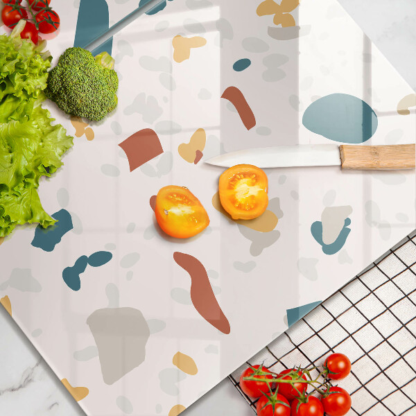 Placă din sticla protectie perete Gresie decorativa