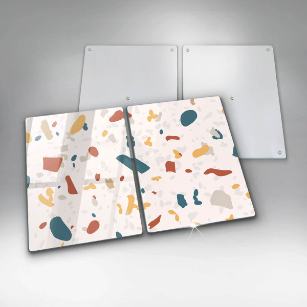 Placă din sticla protectie perete Gresie decorativa