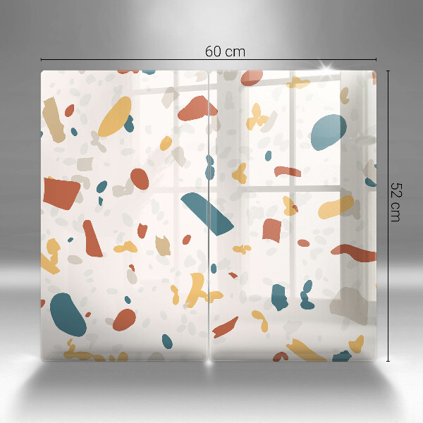 Placă din sticla protectie perete Gresie decorativa