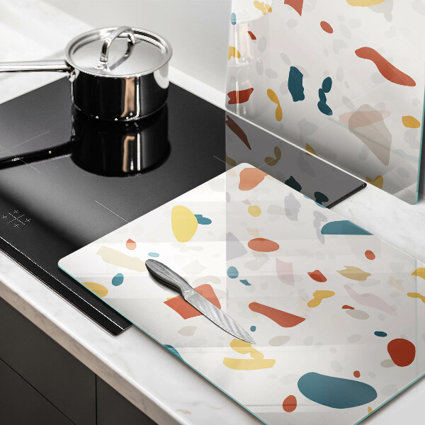 Placă din sticla protectie perete Gresie decorativa