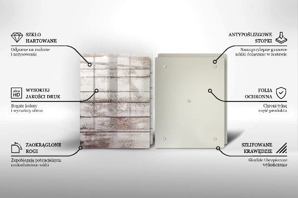 Placă sticla protectie aragaz Scânduri vechi de lemn