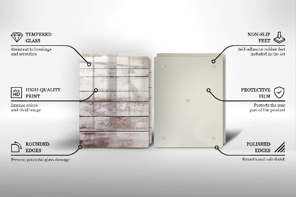 Placă sticla protectie aragaz Scânduri vechi de lemn