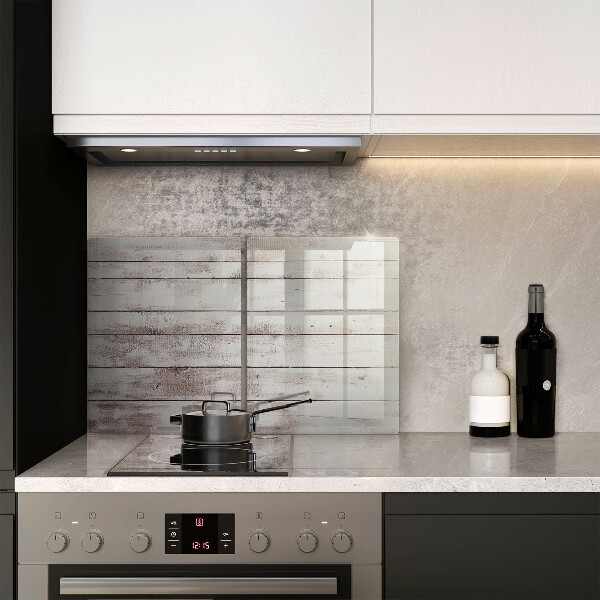 Placă sticla protectie aragaz Scânduri vechi de lemn