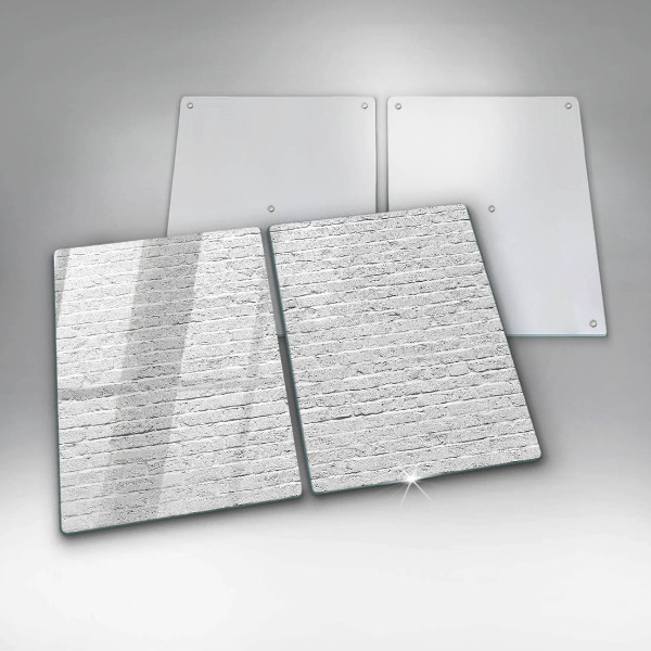 Placă sticla protectie aragaz Perete de cărămidă