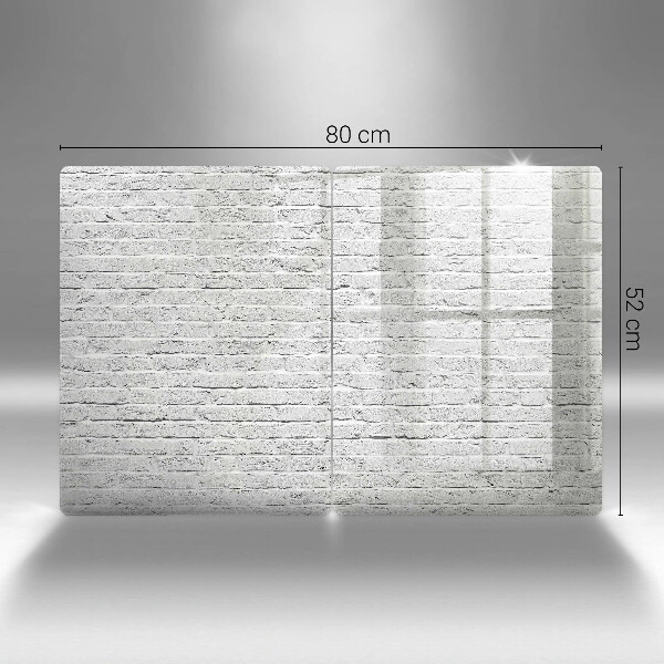 Placă sticla protectie aragaz Perete de cărămidă