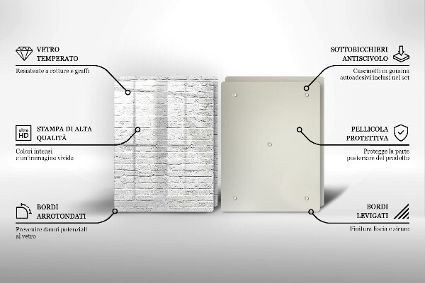 Placă sticla protectie aragaz Perete de cărămidă