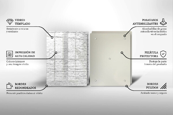 Placă sticla protectie aragaz Perete de cărămidă