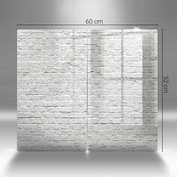 Placă sticla protectie aragaz Perete de cărămidă