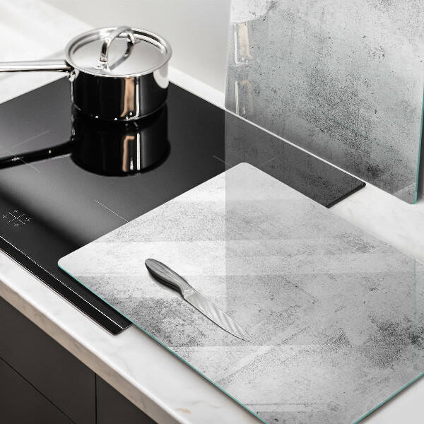 Placă din sticla protectie perete Textura de beton