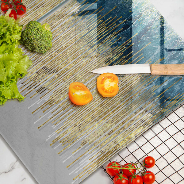 Placă din sticla protectie perete Abstracția designerului