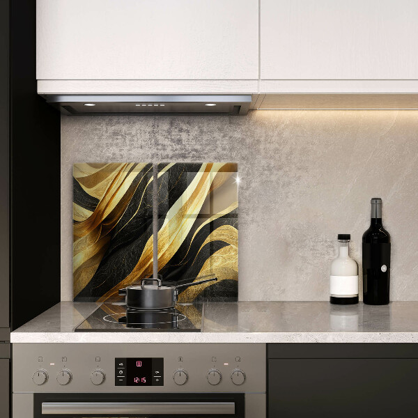 Placă din sticla protectie perete Abstracție elegantă