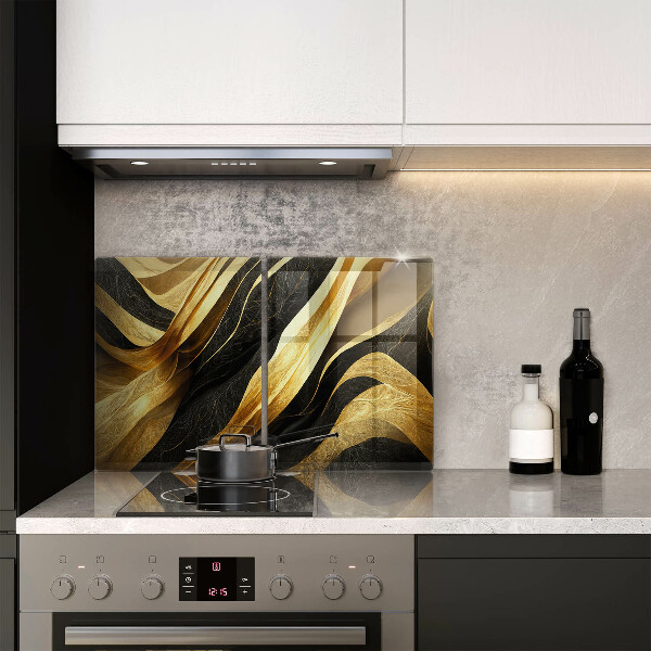 Placă din sticla protectie perete Abstracție elegantă