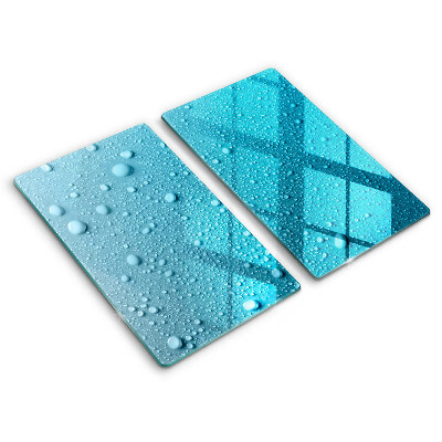 Placă din sticla protectie perete Picaturi de apa