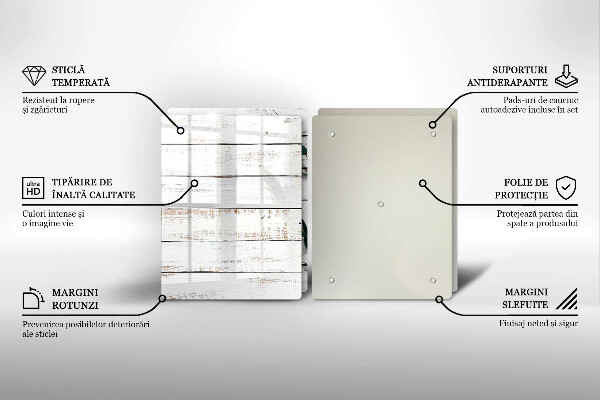 Placă sticla protectie aragaz Scânduri și frunze vechi
