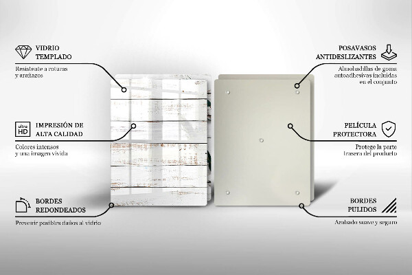 Placă sticla protectie aragaz Scânduri și frunze vechi