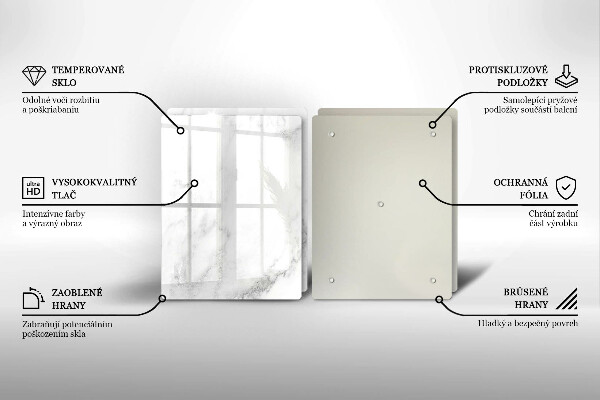 Placă sticla protectie aragaz Marmură modernă