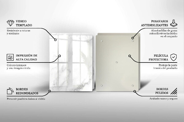 Placă sticla protectie aragaz Marmură modernă