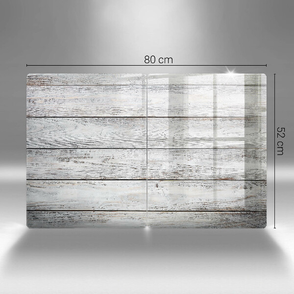 Placă sticla protectie aragaz Scânduri de lemn strălucitoare