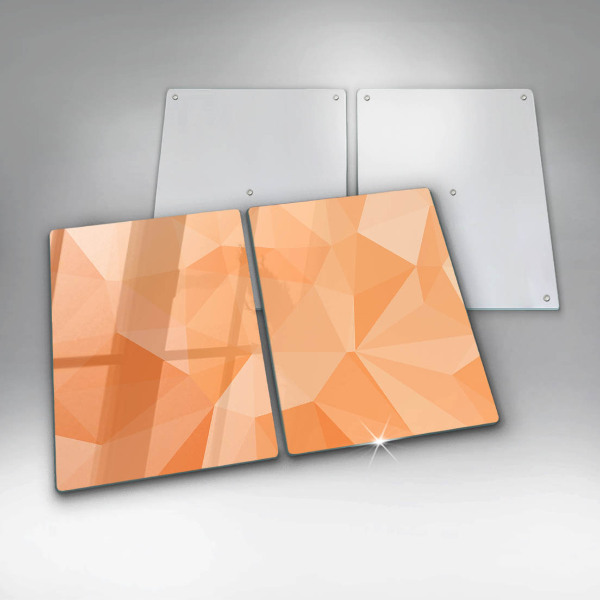 Placă sticla protectie aragaz Fundal geometric