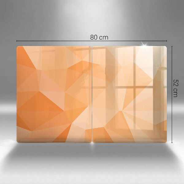 Placă sticla protectie aragaz Fundal geometric