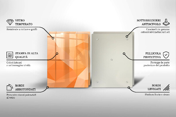 Placă sticla protectie aragaz Fundal geometric