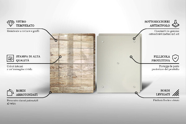 Placă sticla protectie aragaz Scanduri de lemn