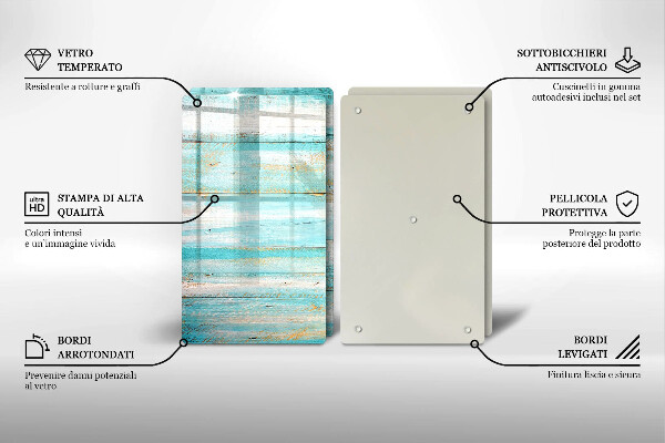 Placă sticla protectie aragaz Scânduri de lemn de epocă