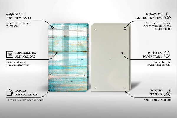 Placă sticla protectie aragaz Scânduri de lemn de epocă