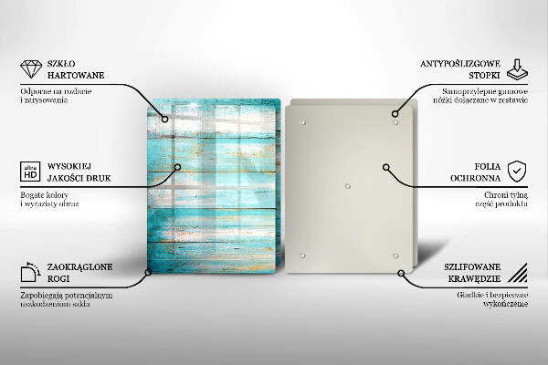 Placă sticla protectie aragaz Scânduri de lemn de epocă
