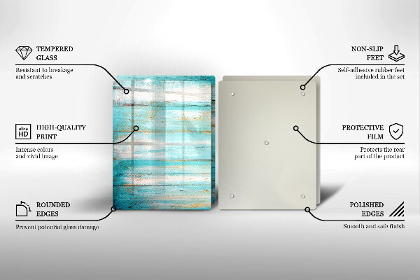 Placă sticla protectie aragaz Scânduri de lemn de epocă