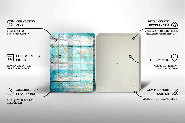 Placă sticla protectie aragaz Scânduri de lemn de epocă