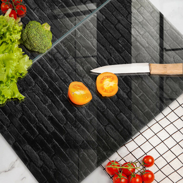 Placă sticla protectie aragaz Perete zid de cărămidă