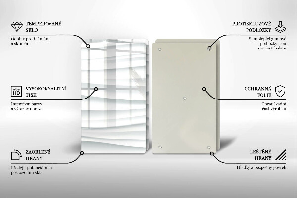 Placă sticla protectie aragaz Structură modernă