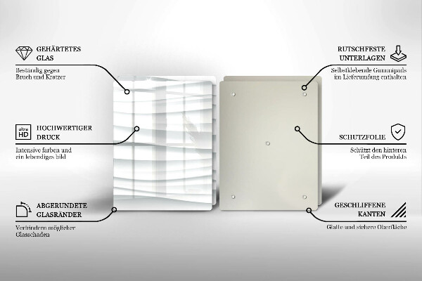 Placă sticla protectie aragaz Structură modernă