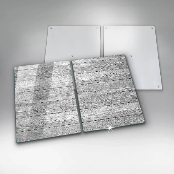 Placă sticla protectie aragaz Scânduri vechi de lemn