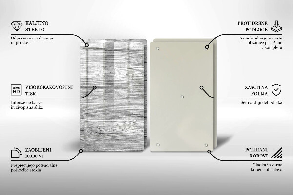 Placă sticla protectie aragaz Scânduri vechi de lemn