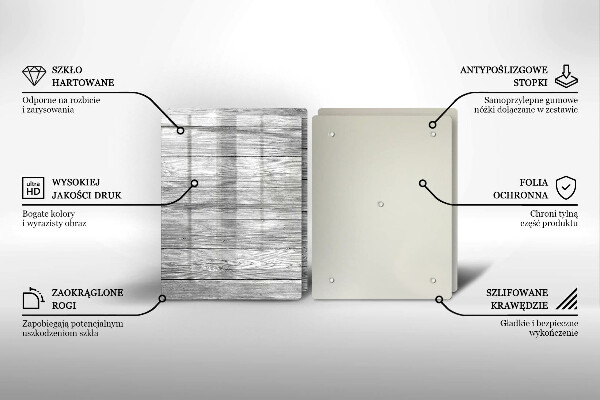 Placă sticla protectie aragaz Scânduri vechi de lemn