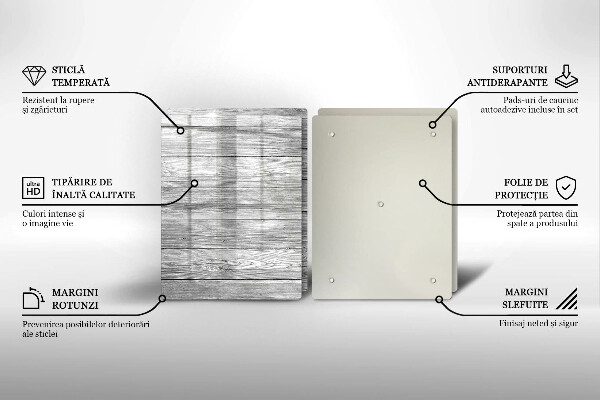 Placă sticla protectie aragaz Scânduri vechi de lemn