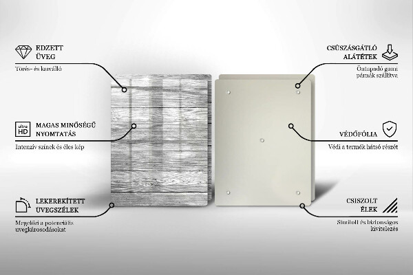 Placă sticla protectie aragaz Scânduri vechi de lemn