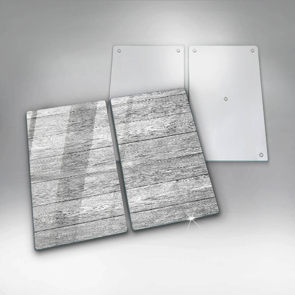 Placă sticla protectie aragaz Scânduri vechi de lemn