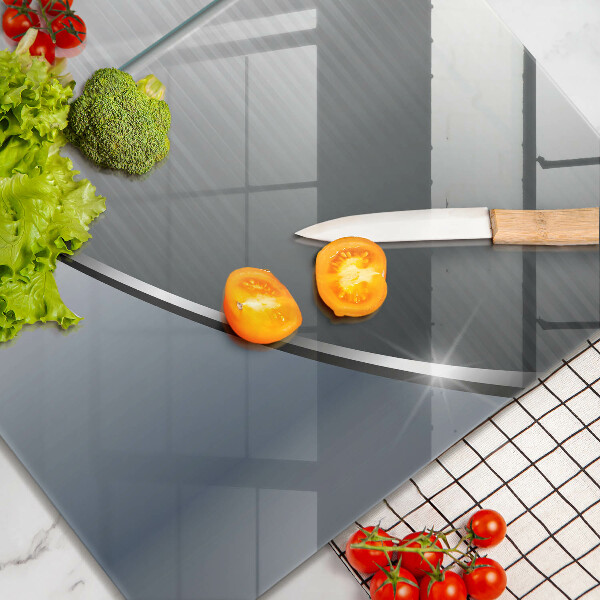 Placă sticla protectie aragaz Model de abstractizare din metal